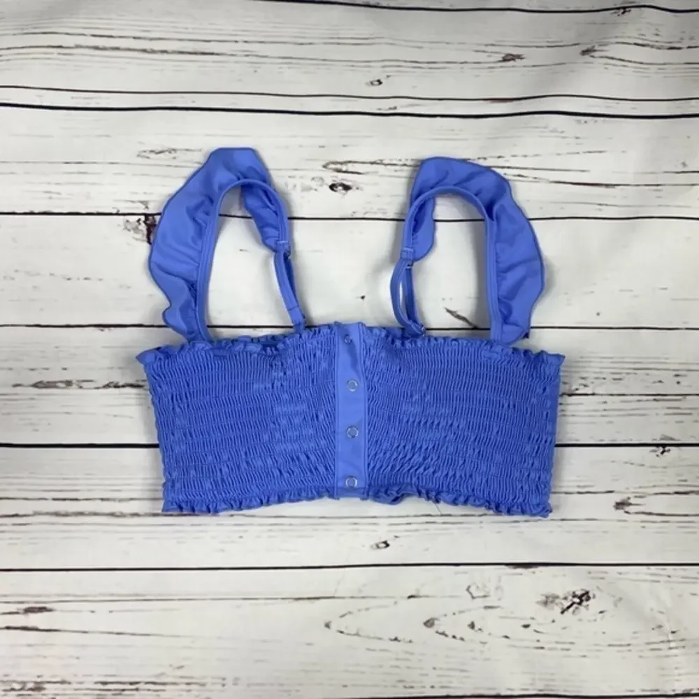 California‎ Wave Blue Bikini Top